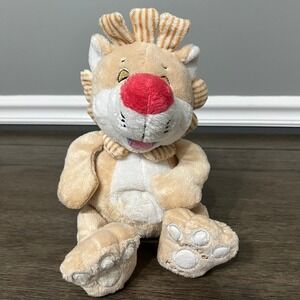 Nuby Tickle Toes Laughing Lion 13" Plush 2008 Stuffed Animal Works